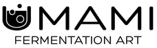Logo of MAMI Fermentation Art with a stylized icon above the text on a white background.